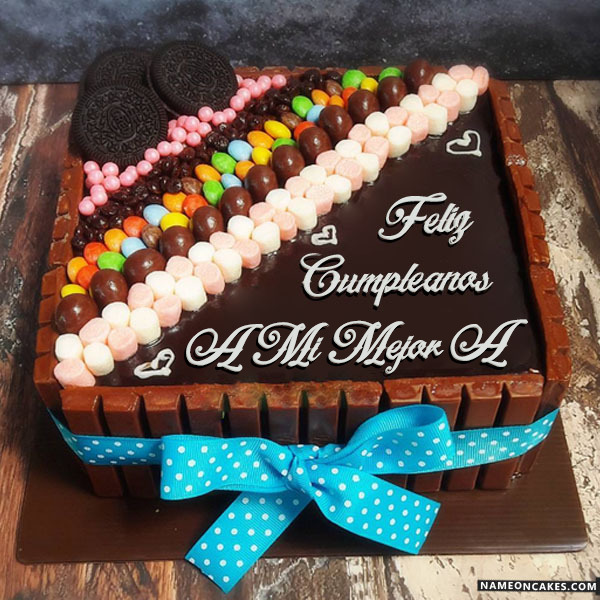 Feliz cumpleaños a mi mejor amigo Imágenes de pastel