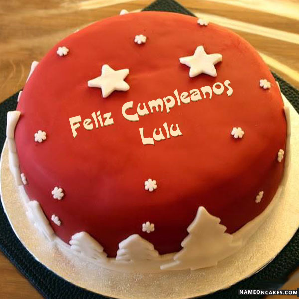 Feliz cumpleaños lulu Imágenes de pastel