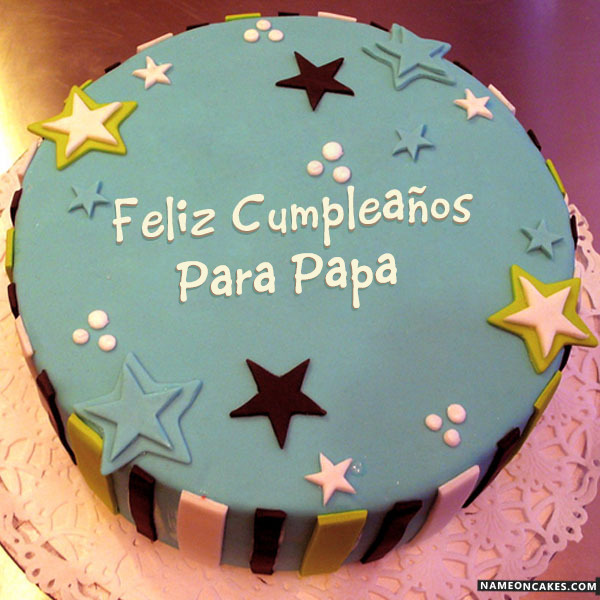 Feliz cumpleaños para papa Imágenes de pastel