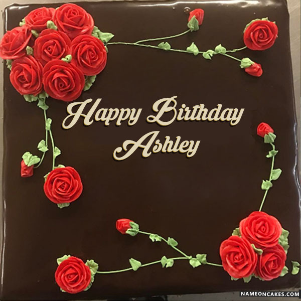 🎂 Happy Birthday Ashley Cakes 🍰 Instant Free Download