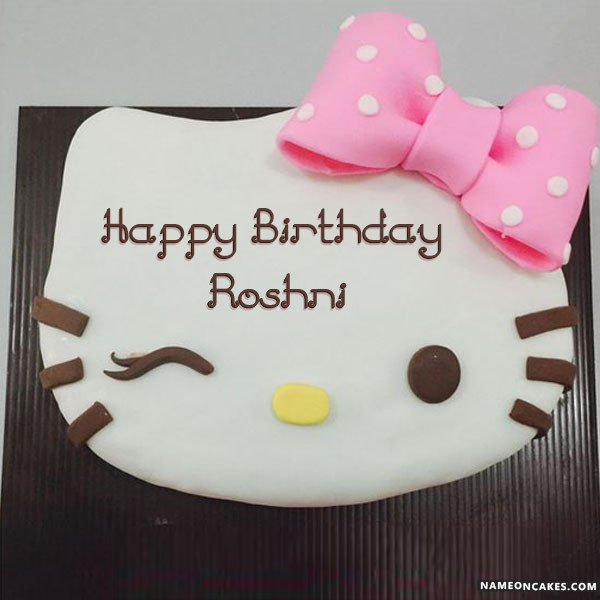  Roses Happy Birthday Cake For Roshni